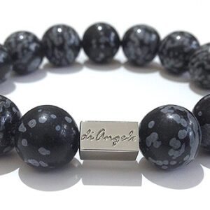 Obsidian Snowflake Bracelets